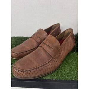 Brown Tan Shoes Size 10 Loafers Slip On